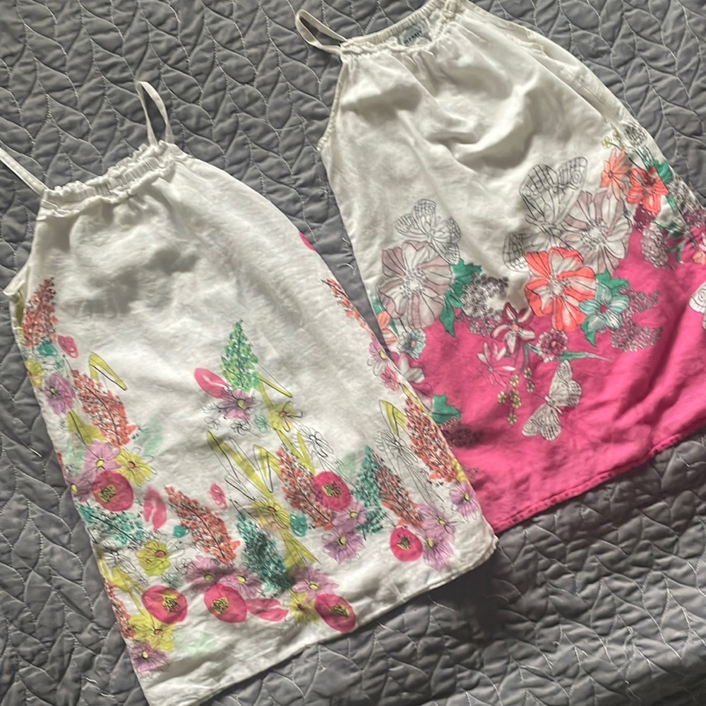 Lot of 2 Old navy girls summer dresses